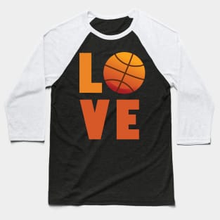 Girls basketball love t shirt for women teens tweens Baseball T-Shirt